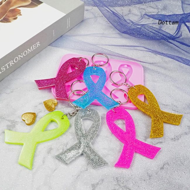 Molde de Silicone Trio Laço Outubro Rosa - DmaltaStore - Imagem 3