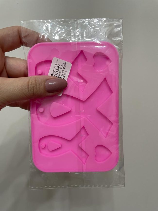 Molde de Silicone Trio Laço Outubro Rosa - DmaltaStore - Imagem 4