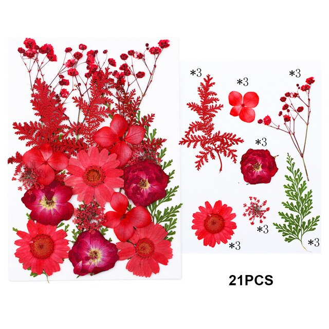 Flor Natural Desidratada em Tons Vermelho 09 – DMaltaStore – D.Malta Store