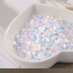 Lantejoula Estrela Branco Furta Cor - DMaltaStore