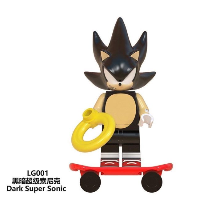 Blocos de Montar Minifigura Dark Super Sonic - Sonic