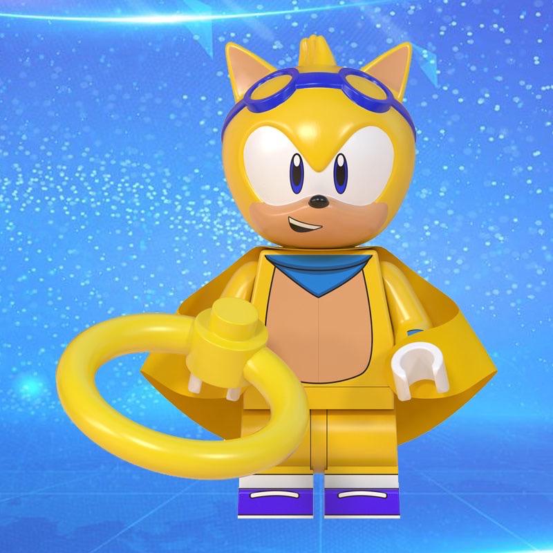 Ray Personagem Sonic Filme Game Blocos Boneco