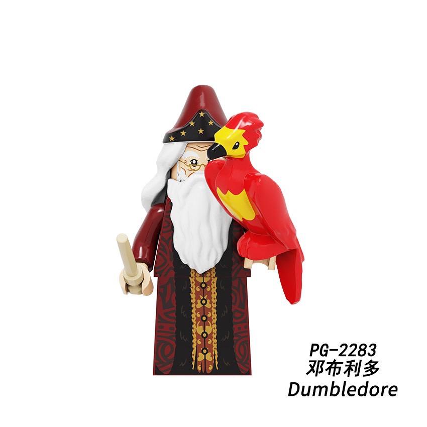 Blocos de Montar Personagem Dumbledore com Fenix - Harry Potter