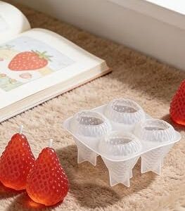 Molde De Silicone Morango 3D - DmaltaStore
