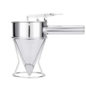 Funil Dosador De Aço Inox 1.200ml - DmaltaStore