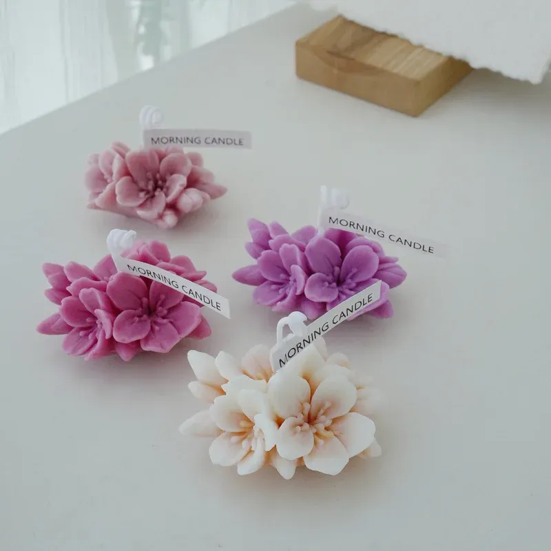 Molde De Silicone Buquê Flor de Pêssego 3D - DmaltaStore - Imagem 3