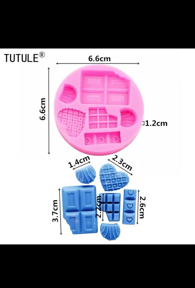 Molde De Silicone Mini Chocolate Mordido - DmaltaStore - Image 4