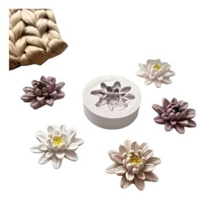 Molde De Silicone Crisântemo 3D - DmaltaStore