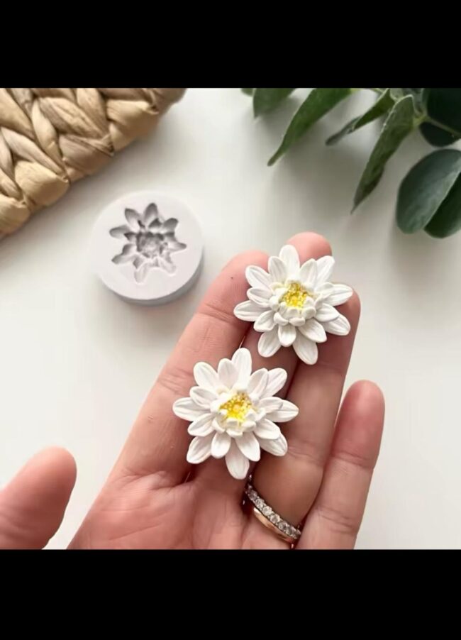 Molde De Silicone Crisântemo 3D - DmaltaStore - Image 2