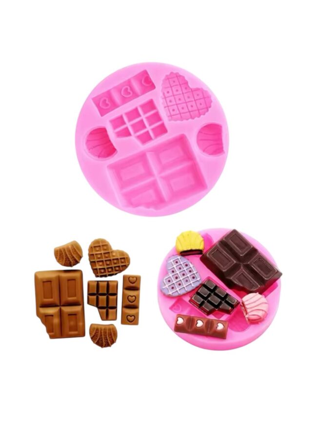Molde De Silicone Mini Chocolate Mordido - DmaltaStore - Image 2