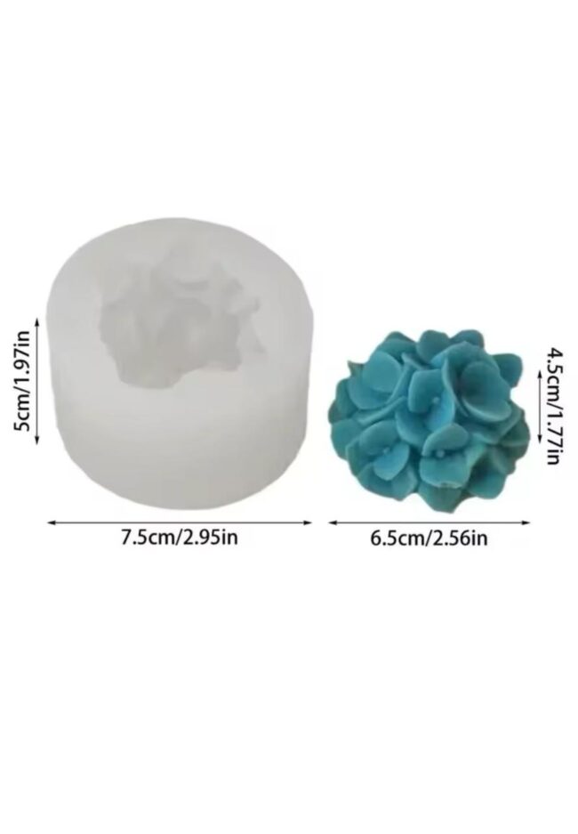 Molde De Silicone Hortênsia 3D - DmaltaStore - Image 4