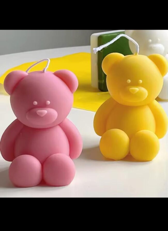 Molde De Silicone Mini Urso 3D - DmaltaStore - Imagem 4