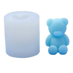 Molde De Silicone Mini Urso 3D - DmaltaStore
