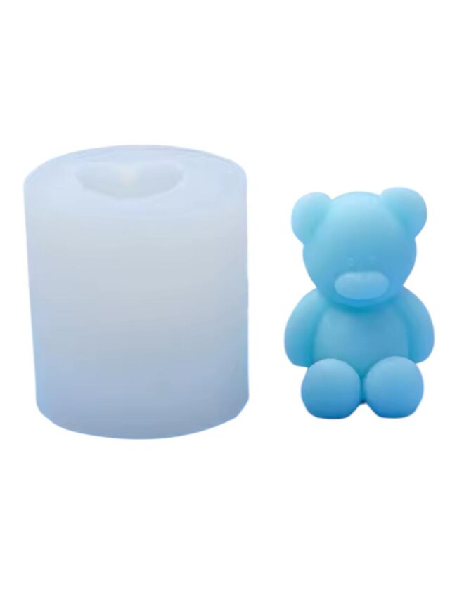 Molde De Silicone Mini Urso 3D - DmaltaStore