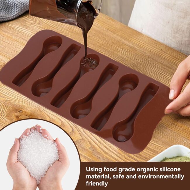 Molde De Silicone Mini Colher - DmaltaStore - Image 2
