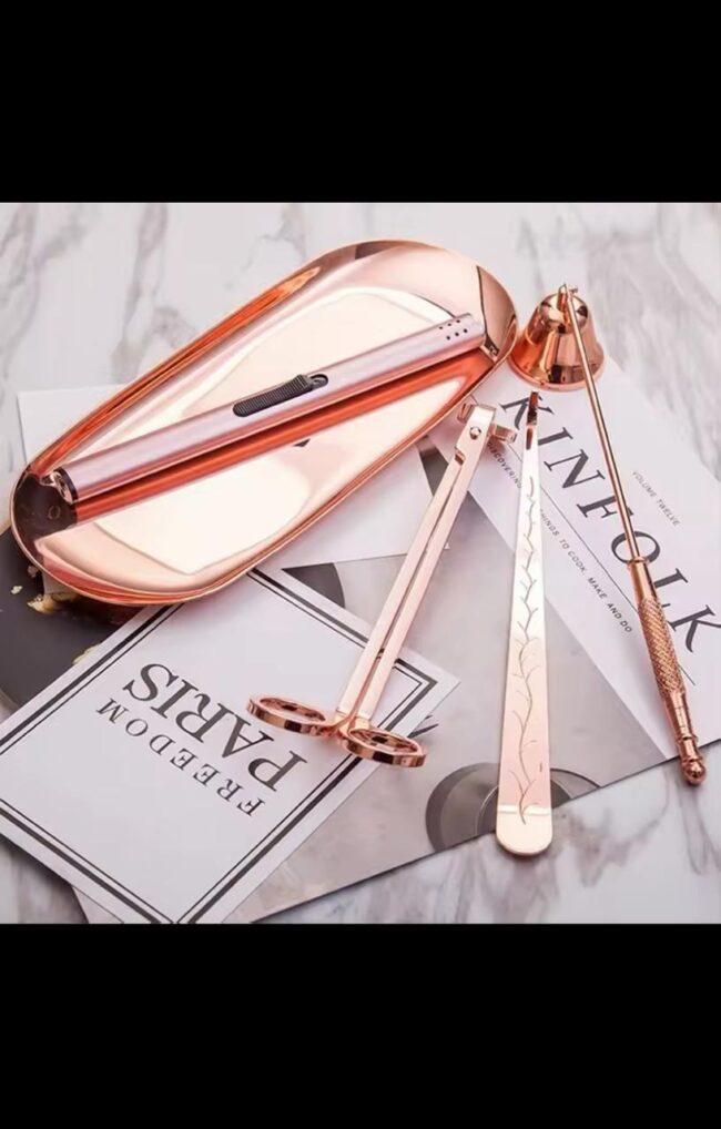 Kit Tesoura Abafador e Pinça Rosê - DmaltaStore - Image 2