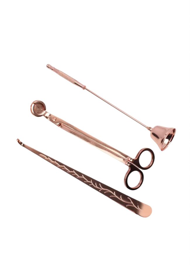 Kit Tesoura Abafador e Pinça Rosê - DmaltaStore