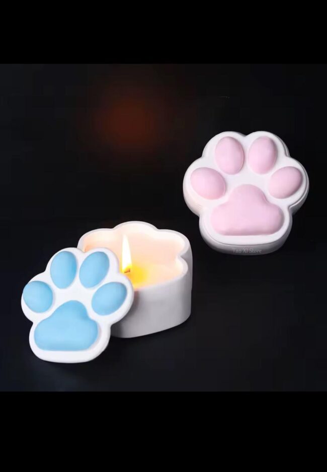 Molde De Silicone Porta Objetos Patinha 7.8x4cm - DmaltaStore - Image 2