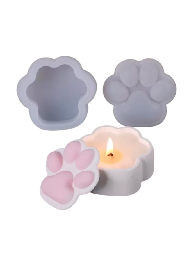 Molde De Silicone Porta Objetos Patinha 7.8x4cm - DmaltaStore