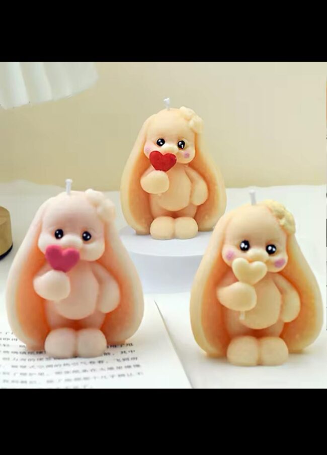 Molde De Silicone Coelhinha 3D - DmaltaStore - Image 2