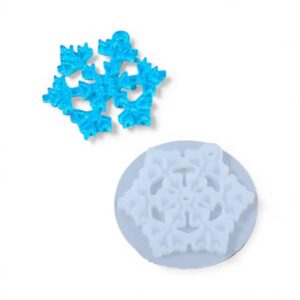 Moldes De Silicone Floco de Neve 5cm - DmaltaStore
